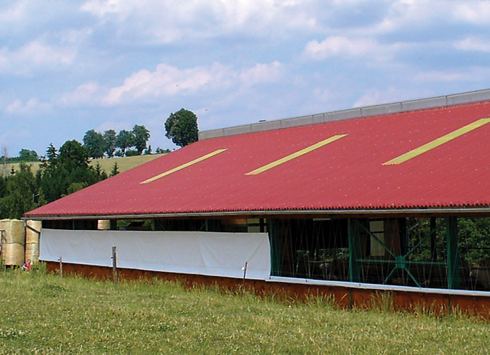 GRP sheets for skylights